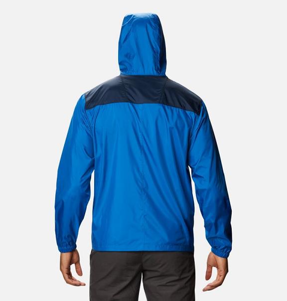 Columbia Flashback Windbreaker Navy For Men's NZ8326 New Zealand